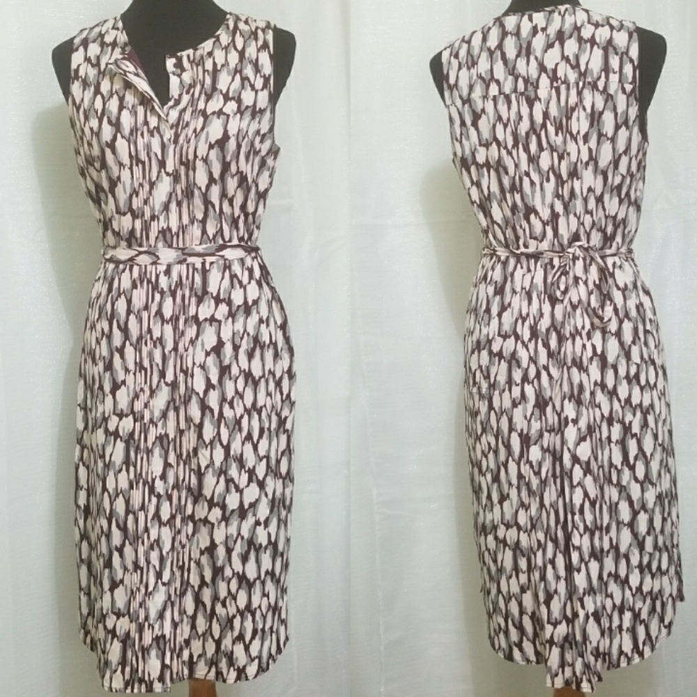 Sz6 Banana Republic Midi Button Up Shift Dress